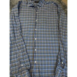 Polo Ralph Lauren Men's XL Plaid Button Down Shirt Blue Green Red Long Sleeve